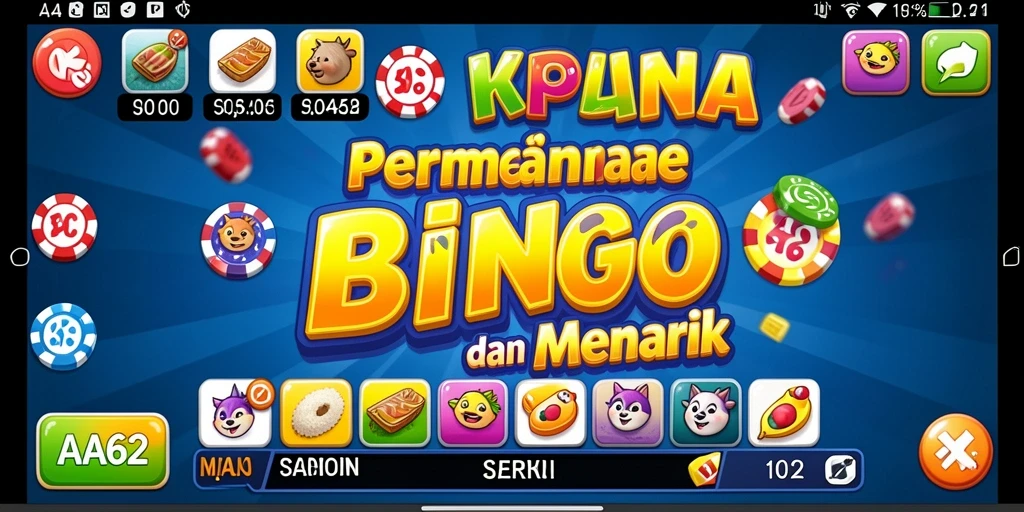 Gameplay seru dalam aplikasi bingo AA62 yang penuh tantangan.