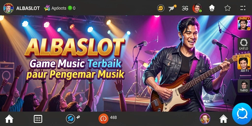 Tampilan screenshot utama ALBASLOT menampilkan gameplay yang seru dan interaktif.