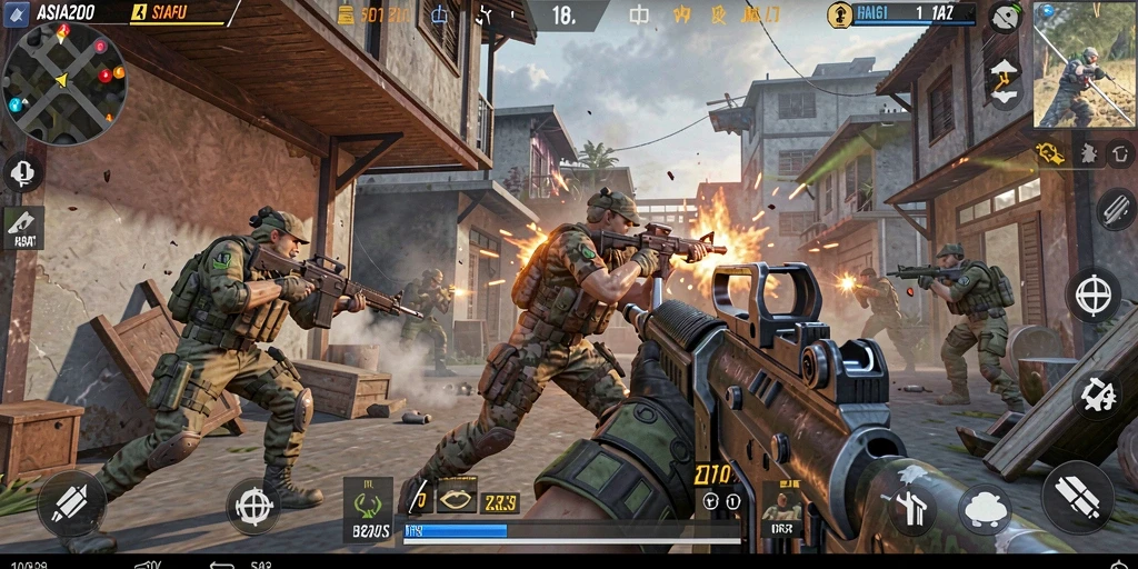Tampilan gameplay seru dalam ASIA200 dengan aksi tak tertandingi.
