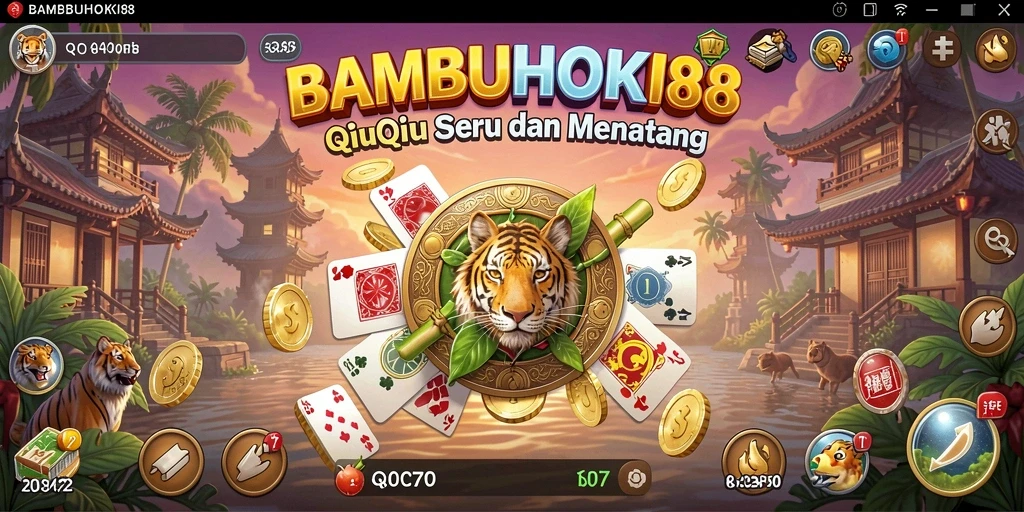 Screenshot BAMBUHOKI88 menampilkan keseruan gameplay QiuQiu yang menantang.