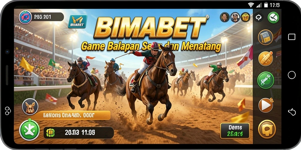 Tampilan gameplay yang seru dan mendebarkan dalam BIMABET.