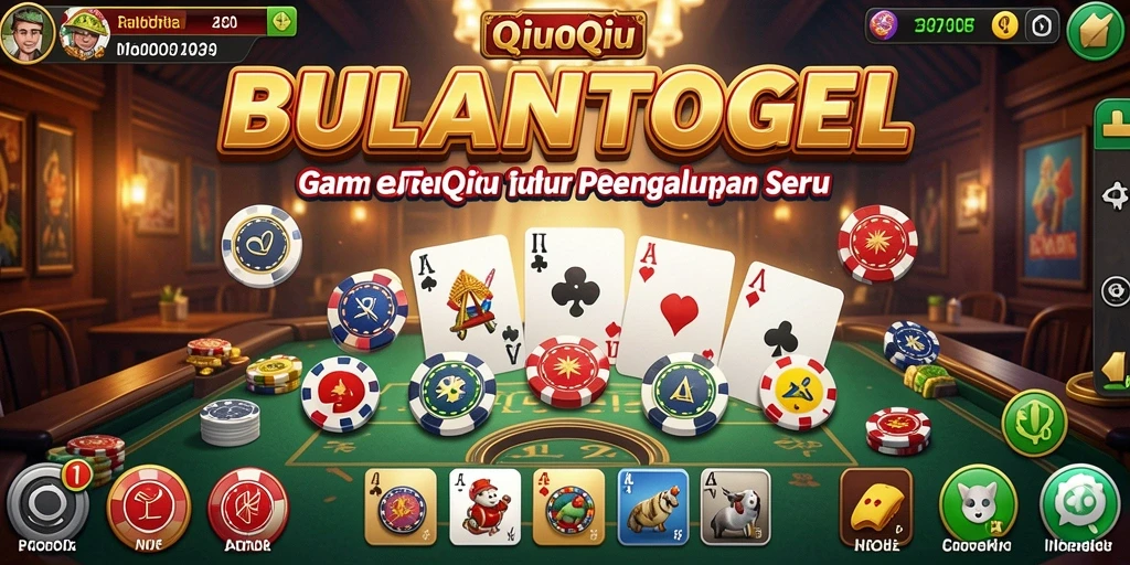 Tampilan menarik saat bermain QiuQiu di BULANTOGEL.