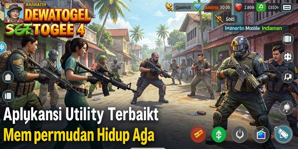 Tampilan antarmuka DEWATOGEL yang menarik dan mudah digunakan.