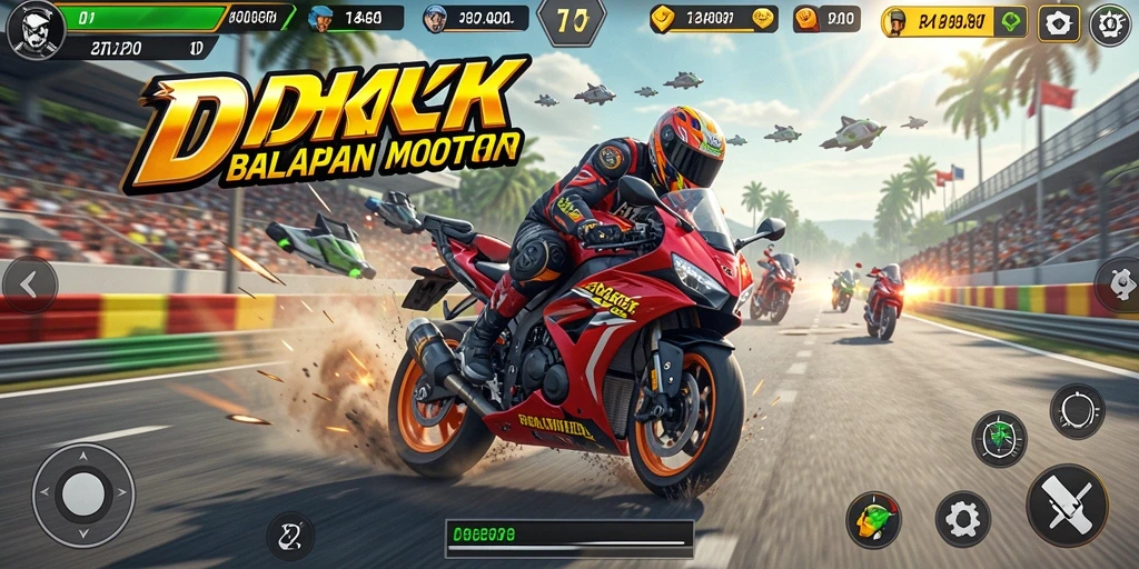Tampilan gameplay seru dari DKK yang mengasyikkan.