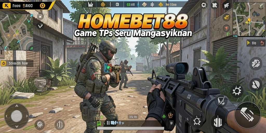 Tampilan gameplay HOMEBET88 yang mendebarkan dan penuh aksi.