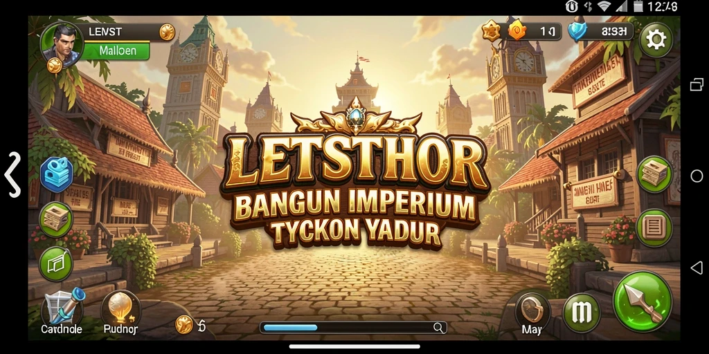 Tangkapan layar menampilkan gameplay LETSTHOR yang penuh warna dan interaktif.