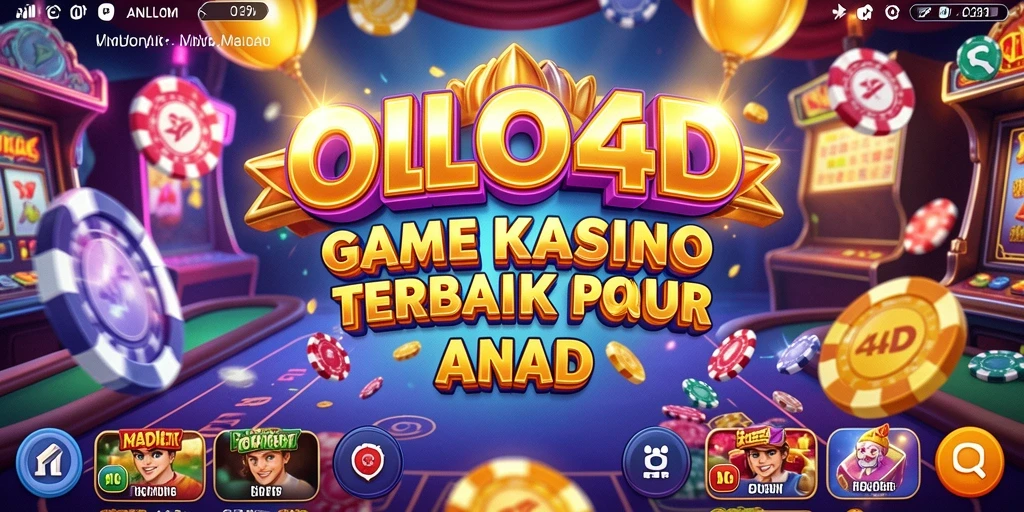 Tampilan gameplay menarik di OLLO4D dengan suasana kasino yang nyata.