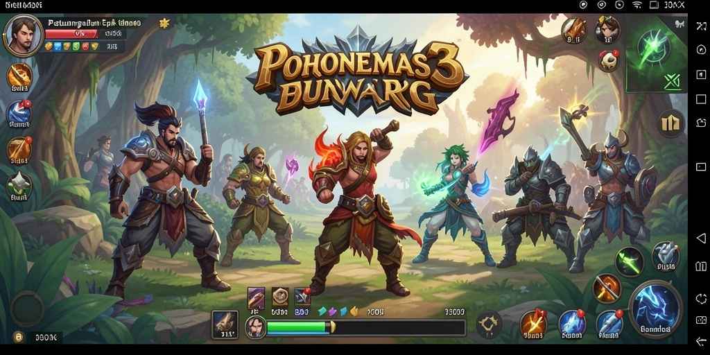 Gameplay menarik dari POHONEMAS33 yang penuh petualangan RPG.