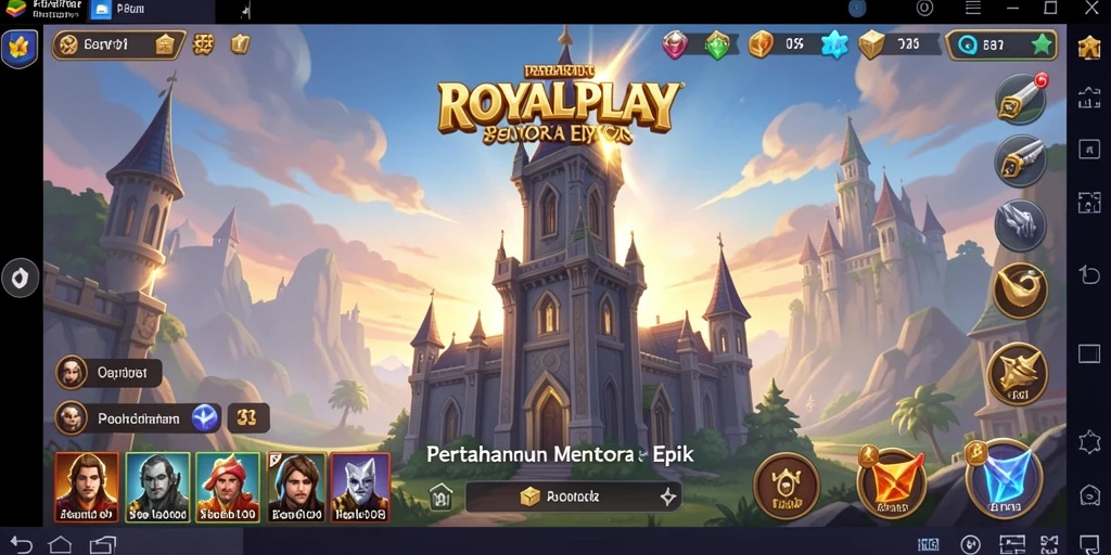 Tampilkan aksi seru di ROYALPLAY saat mempertahankan menara.