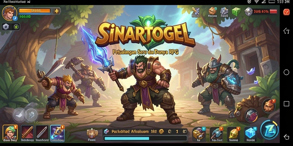Tangkapan layar SINARTOGEL menunjukkan aksi seru dalam pertempuran RPG.
