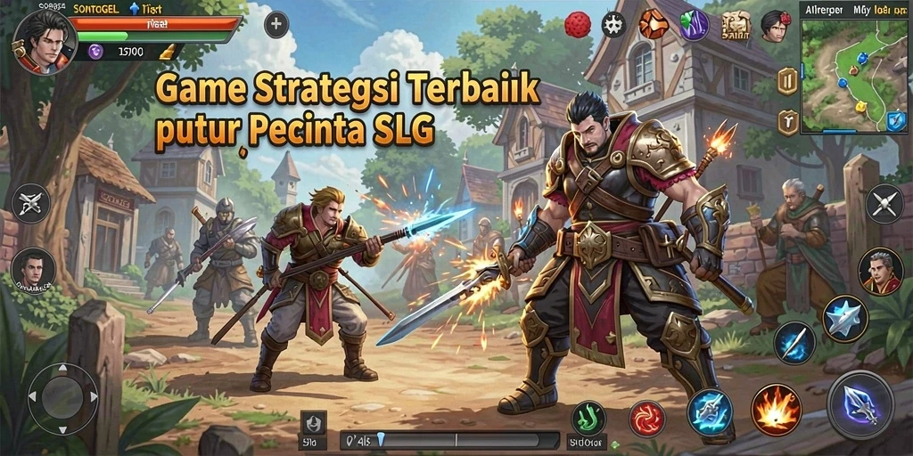 Screenshot gameplay SONTOGEL menampilkan strategi pertempuran yang mendebarkan.