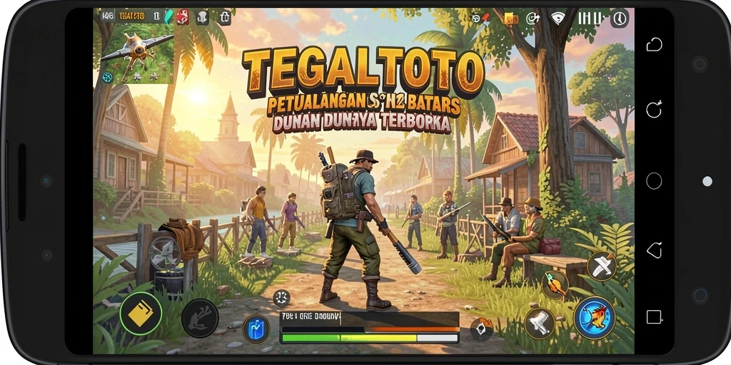 Tangkapan layar gameplay TEGALTOTO menampilkan petualangan Open World yang seru.