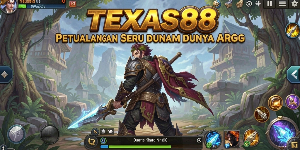 Tampilan gameplay seru dalam TEXAS88 yang menampilkan pertarungan epik.