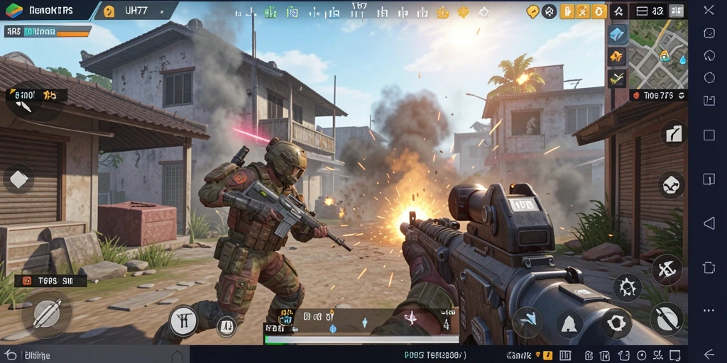 Tampilan gameplay UH77 yang seru dan mendebarkan.