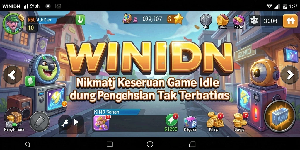 Tampilan gameplay seru dan interaktif dari WINIDN.